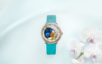 Le calibre 6901 dans la Fabergé Compliquée Butterfly Sincere Platinum Jubilee Edition.